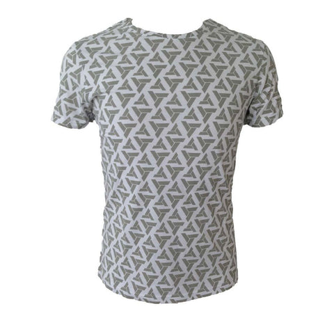 Abstergo Logo All-over Print T-shirt, Male, Extra Extra Large, Grey