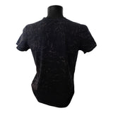 Classic Old No.7 Brand Logo Acid Washed T-shirt, Male, Large, Black