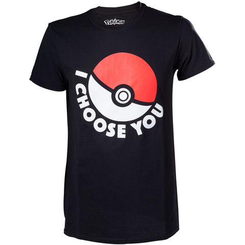 I Choose You T-shirt, Male, Large, Black