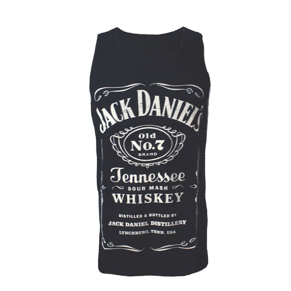 Old No.7 Brand Logo Tank Top, Male, Extra Extra Large, Black-white