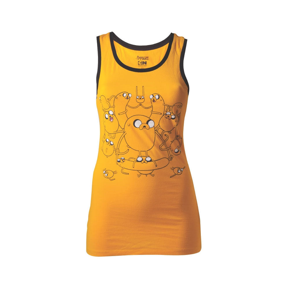 Jake Tank Top, Male, Extra Large, Yellow-black