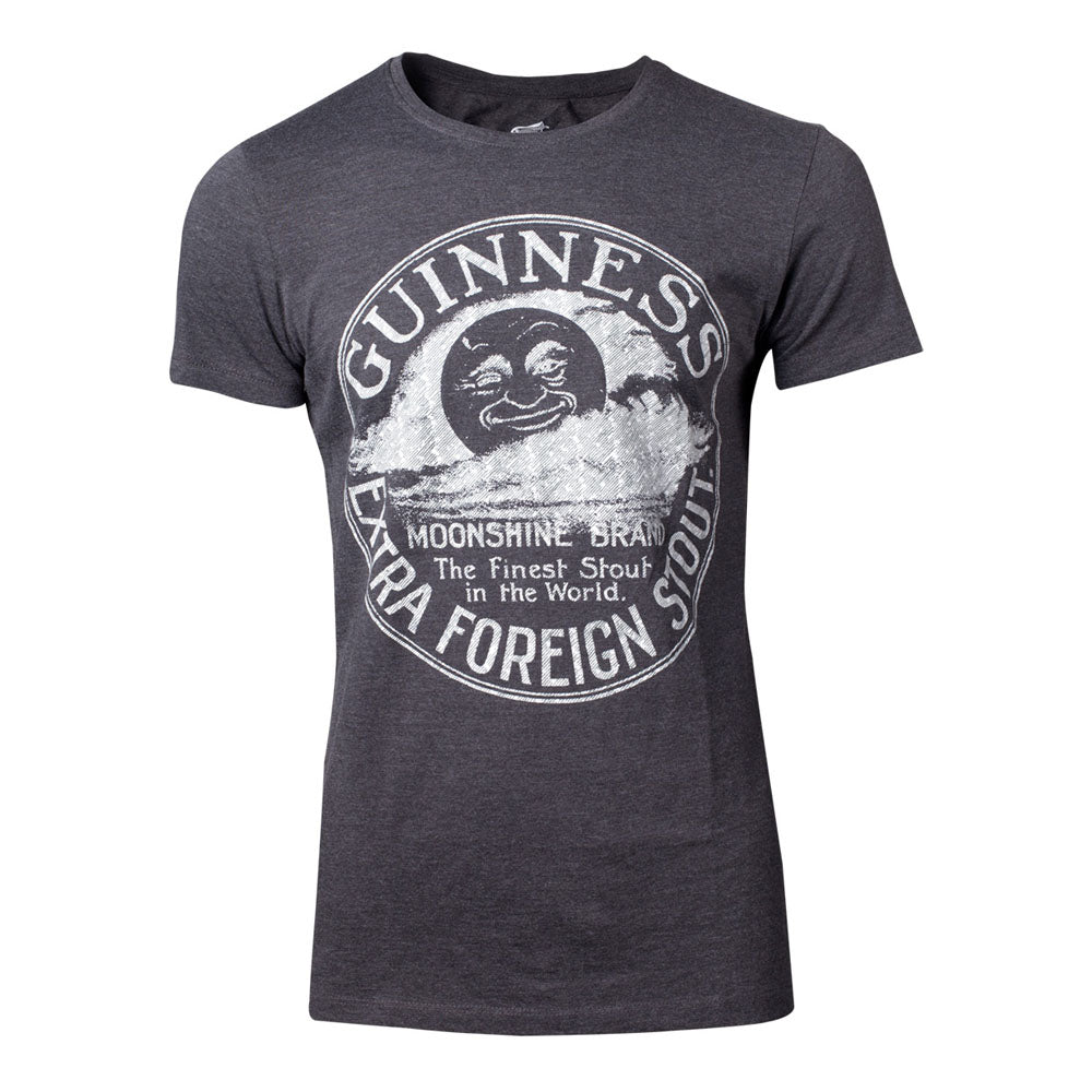 Heritage Intaglio Raised Printed T-shirt, Male, Large, Grey