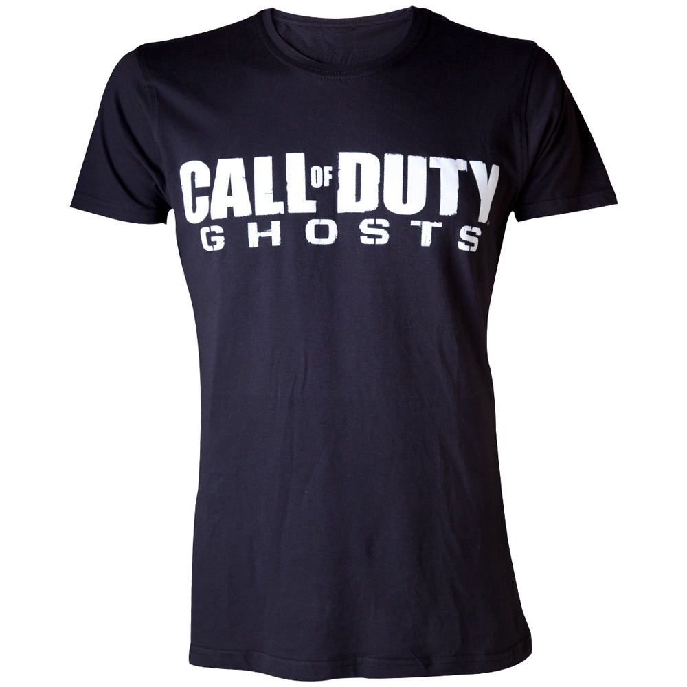 Ghosts Logo T-shirt, Male, Medium, Black