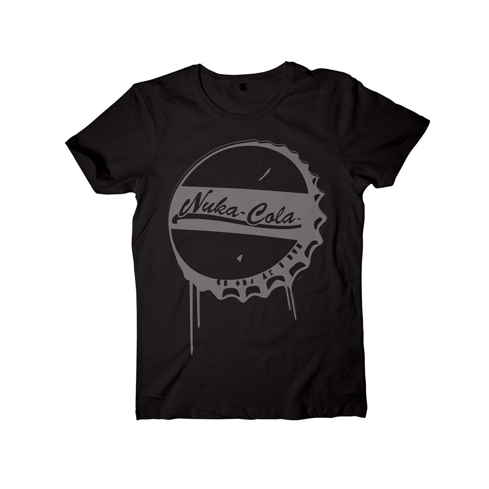 4 Nuka Cola Bottle Cap T-shirt, Male, Extra Extra Large, Black