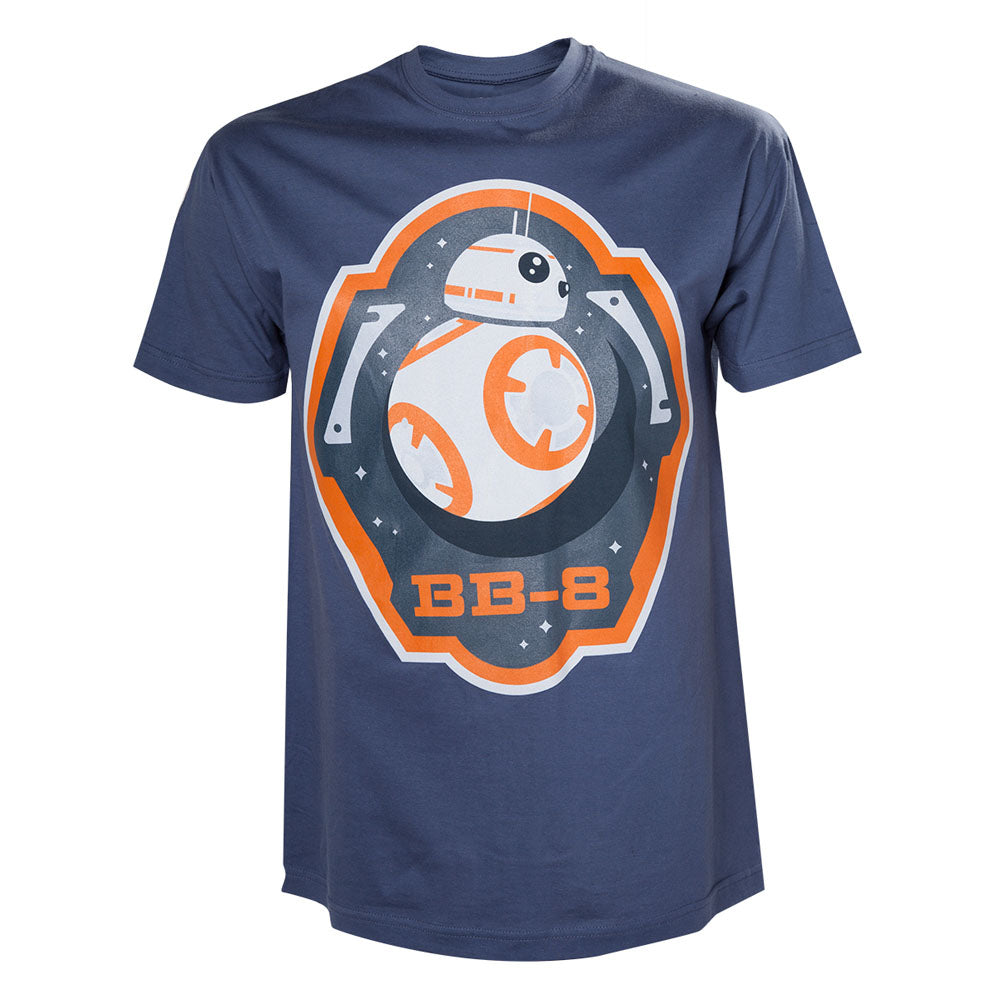 Vii The Force Awakens Bb-8 Astromech Droid & Stars T-shirt, Male, Extra Extra Large, Blue