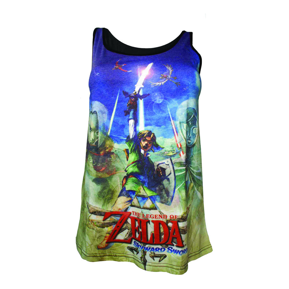 Legend Of Zelda Skyward Sword Sublimation Tank Top, Female, Extra Large