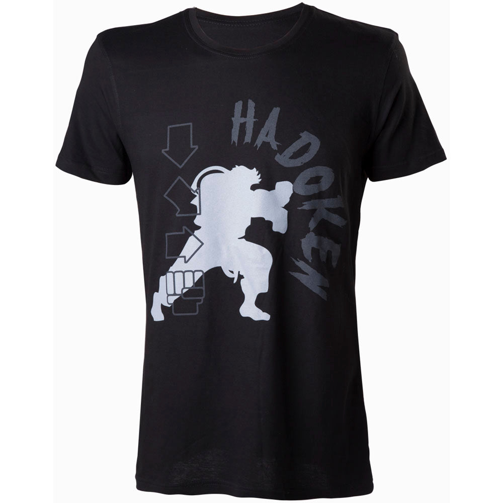 Street Fighter Iv Hadoken T-shirt, Male, Small, Black