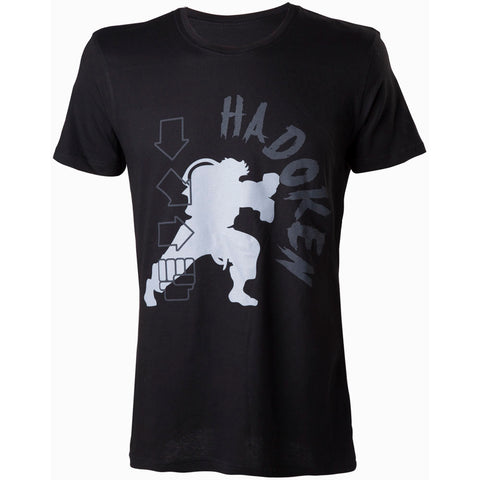 Street Fighter Iv Hadoken T-shirt, Male, Small, Black