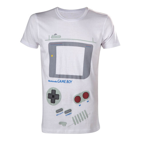 Original Classic Gameboy Interface T-shirt, Male, Large, White