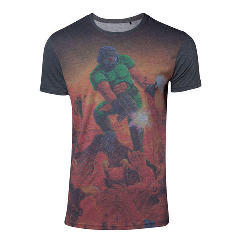 Box Art Sublimation T-shirt, Male, Extra Extra Large, Multi-colour