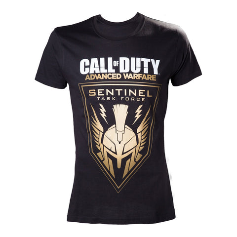 Advanced Warfare Sentinel Task Force T-shirt, Male, Large, Black