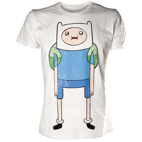 Finn Print T-shirt, Male, Medium, White