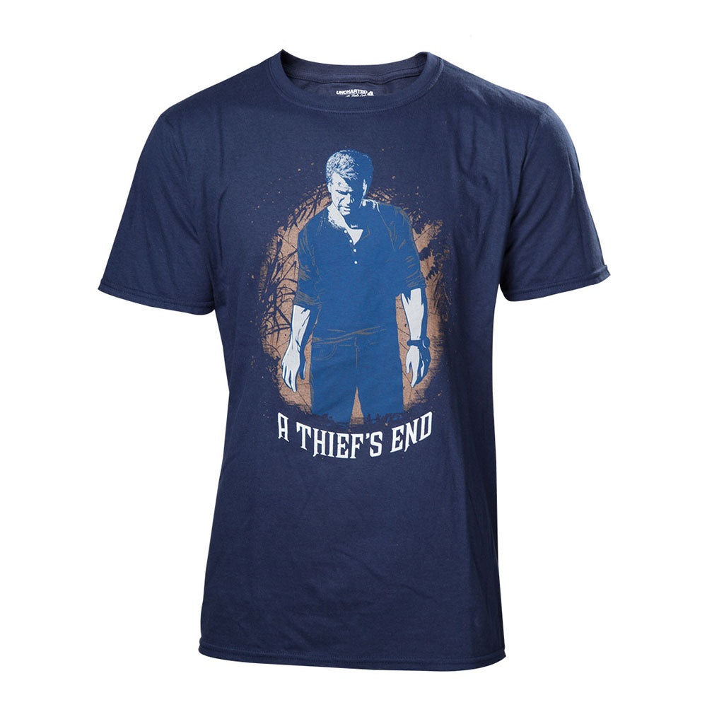 4 A Thief's End Box Art T-shirt, Male, Medium, Multi-colour