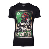 Legend Of Zelda Propaganda Ganondorf Poster T-shirt, Male, Large, Black