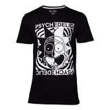 Psychedelic T-shirt, Male, Small, Black