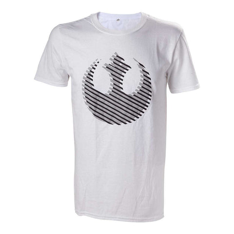 Rebel Logo T-shirt, Male, Small, White