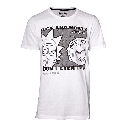 Don't Even Trip T-shirt, Male, Medium, White