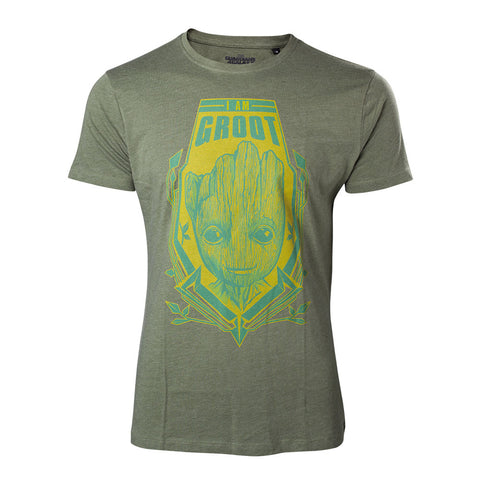 Guardians Of The Galaxy Vol. 2 I Am Groot T-shirt, Male, Large, Green