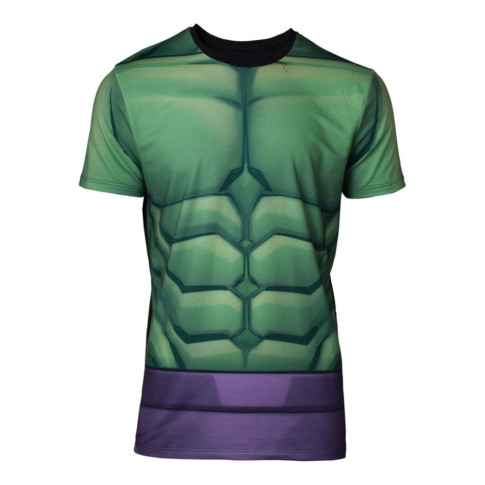 Incredible Hulk Sublimation T-shirt, Male, Large, Multi-colour