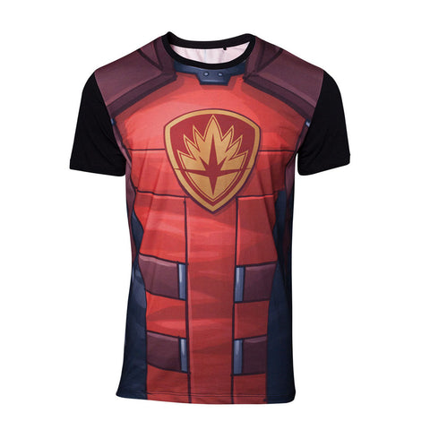 Guardians Of The Galaxy Rocket Raccoon Sublimation T-shirt, Male, Large, Multi-colour