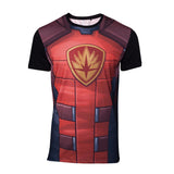 Guardians Of The Galaxy Rocket Raccoon Sublimation T-shirt, Male, Medium, Multi-colour