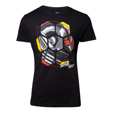 Ant-man And The Wasp Male Ant-man Head T-shirt, Male, Small, Black