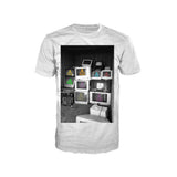 Computer Screens T-shirt, Male, Large, White