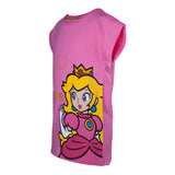 Super Mario Bros. Love Princess Peach Glitter T-shirt, Kid's Girl, 110-116, Years 4 To 6, Pink