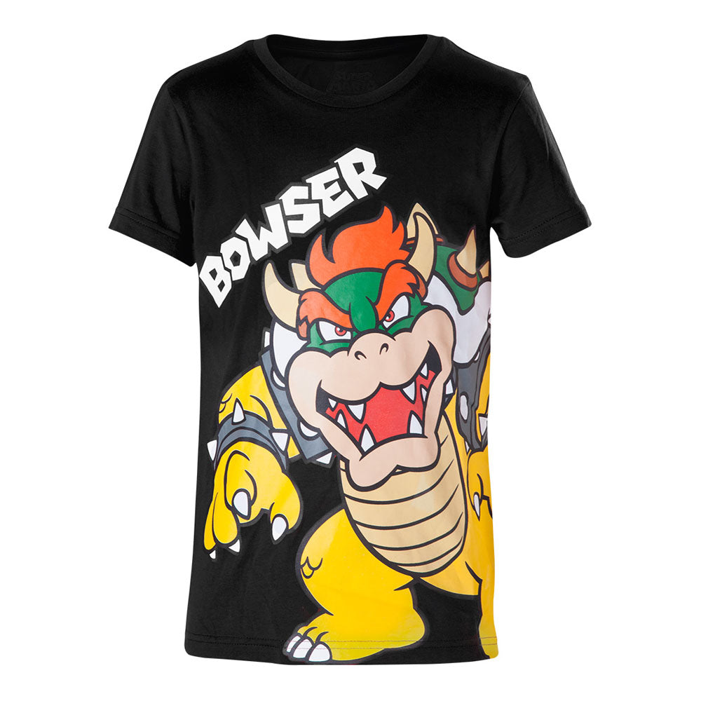 Super Mario Bros. Bowser T-shirt, Kid's Boy, 86-92, Months 18 To 24, Black