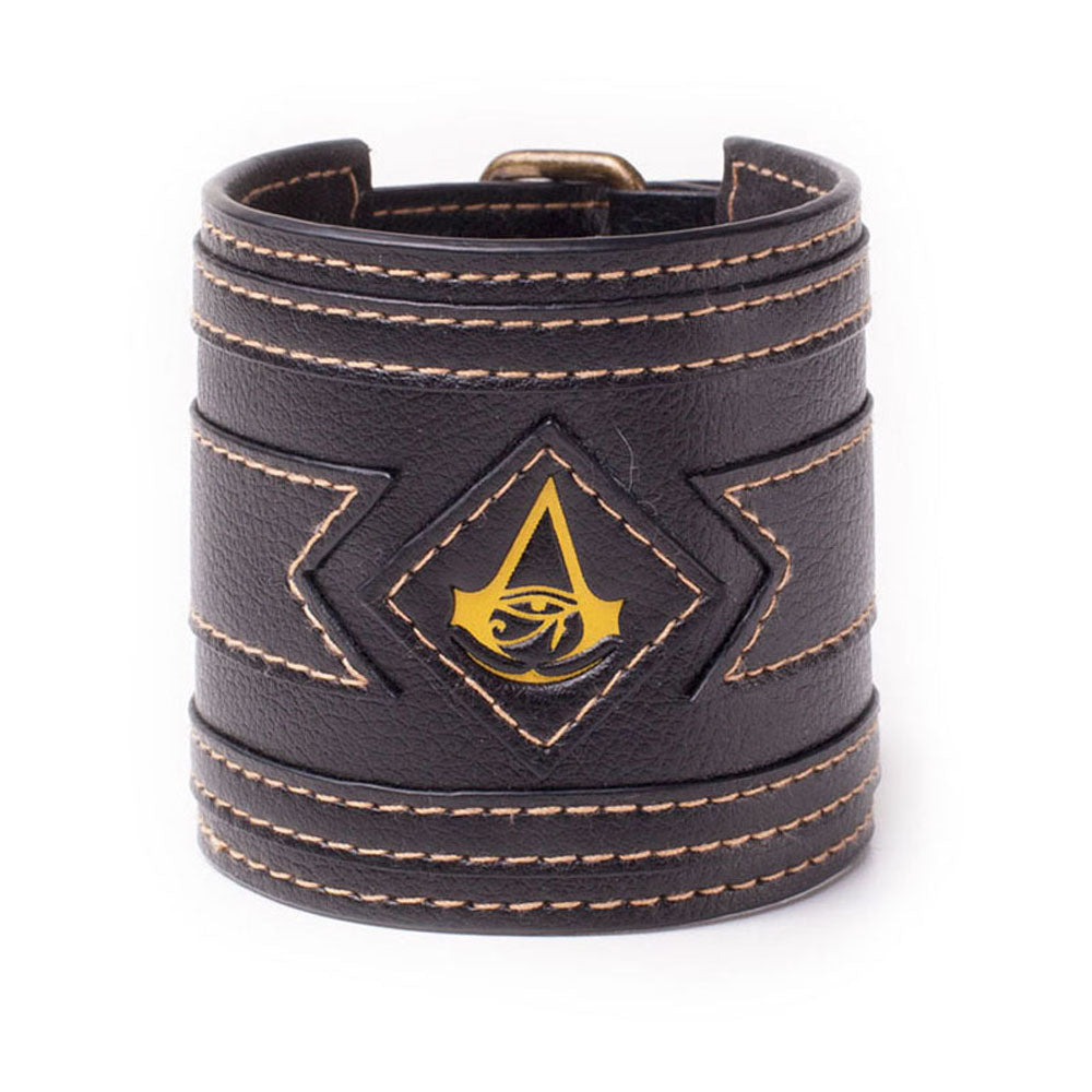 Origins Crest Wristband, Black-yellow