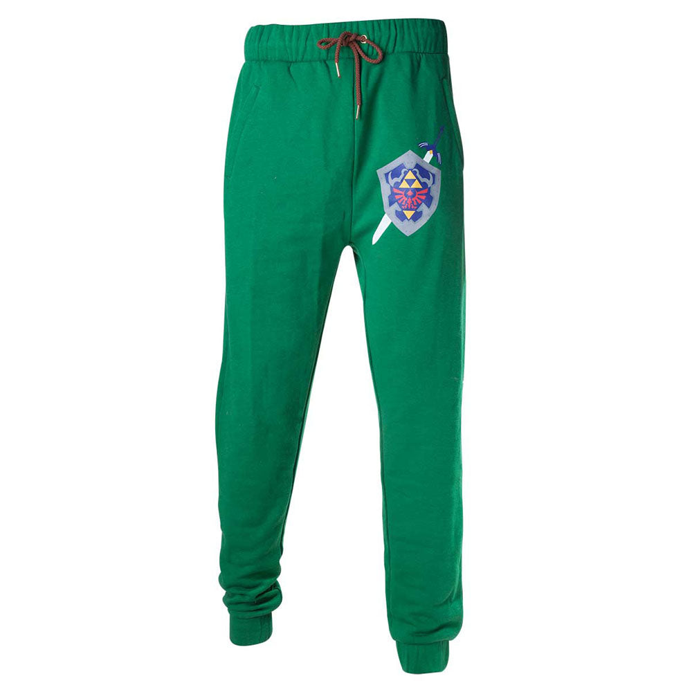 Legend Of Zelda Master Sword And Hylian Shield Lounge Pant, Male, Extra Extra Large, Green