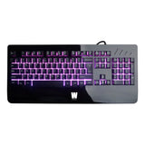 K300 Gaming Keyboard With Virtual Mechanical Keys And Backlit Illumination, Uk Layout, Piano Black