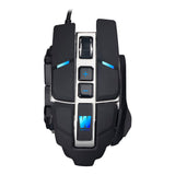 M300 4000dpi Laser Customisable Flex Gaming Mouse With On-board Memory And Lighting Effects, Black