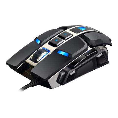 M300 4000dpi Laser Customisable Flex Gaming Mouse With On-board Memory And Lighting Effects, Black