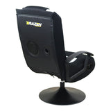 Stag 2.1 Bluetooth Surround Sound Gaming Chair, Black-white