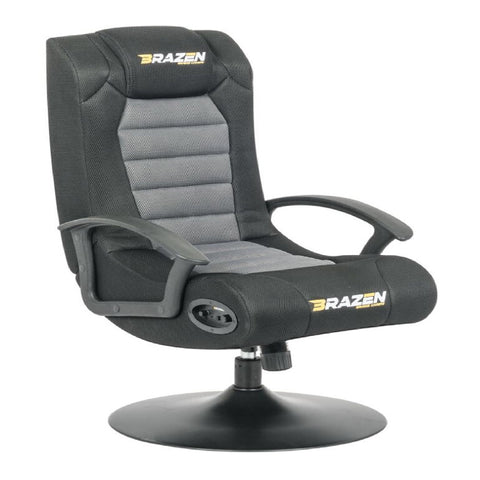 Stag 2.1 Bluetooth Surround Sound Gaming Chair, Black-grey