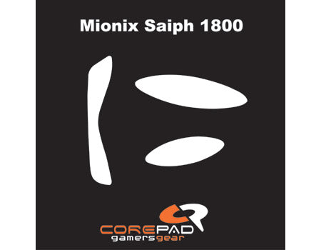 Skatez Replacement Mouse Feet For Mionix Saiph 1800, White