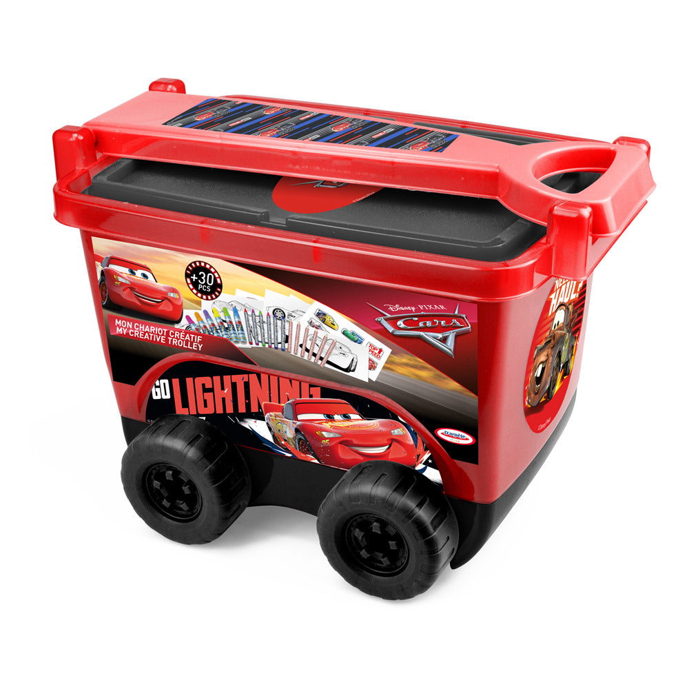 Cars My Creative Trolley With Creative Accessories Set, Red-black