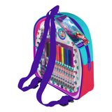 My Creative Backpack With 18pcs Creative Accessories, Green-red