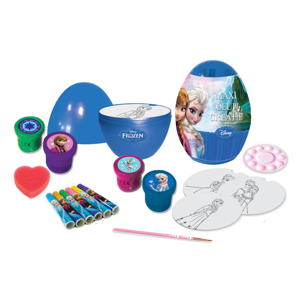 Frozen Maxi Creative Egg With Creative Accessories Set