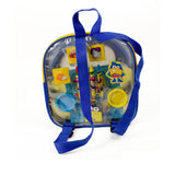 Boy's Doh Doh Backpack With 12 Creative Accessories, Blue-yellow