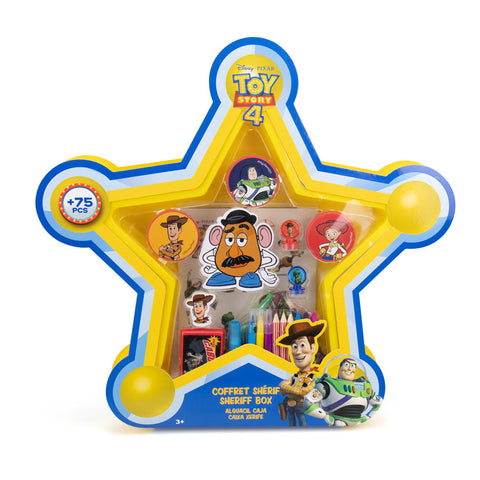 Toy Story 4 Sheriff Activities Box With 75pcs Creative Accessories Kit, Multi-colour