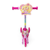 Dreamtopia Kid's Three Wheel Tri Scooter With Adjustable Handlebar And Front Plate, Multi-colour