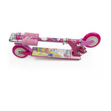 Dreamtopia Kid's Two Wheel Inline Foldable Scooter With Adjustable Handlebar And Front Plate, Multi-colour