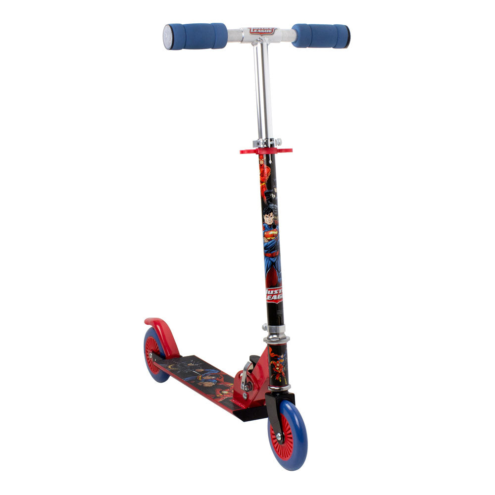 Justice League 2 Wheel Inline Scooter With Adjustable Handlebar