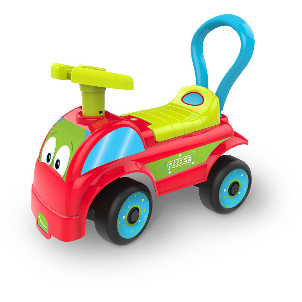 Boys My First Ride-on With Push Bar, Multi-colour