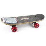 Ultimate Spider-man Kid's 17-inch Maple Wood Mini Skateboard Cruiser, Black-red