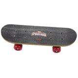 Ultimate Spider-man Kid's 17-inch Maple Wood Mini Skateboard Cruiser, Black-red