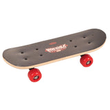 Ultimate Spider-man Kid's 17-inch Maple Wood Mini Skateboard Cruiser, Black-red