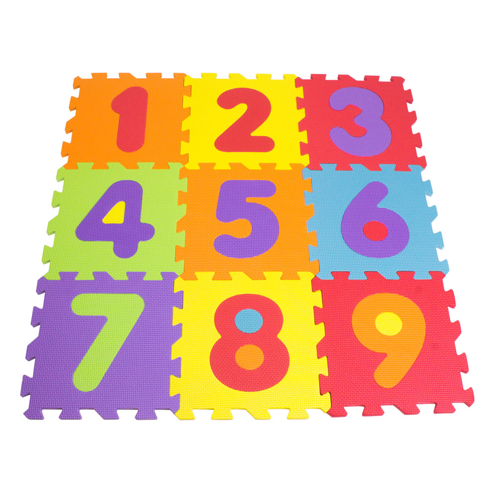 Numbers Floor Mat Puzzle With 9 Pieces